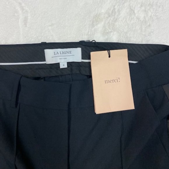NWT La Ligne Le Cigarette Pants in Black Size 4 - Picture 6 of 15